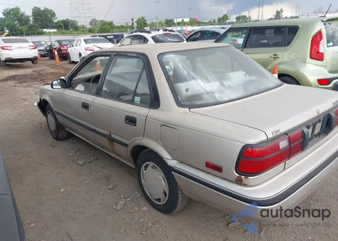 1992 Toyota Corolla Dlx from USA, damaged, VIN 2T1AE94A7NC177235